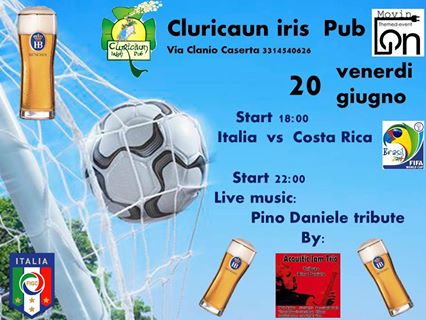 Italia Costa Rica E Tribute Band Pino Daniele Presso Cluricaun