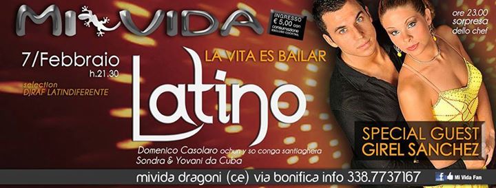 La Vida Es Bailar Latino Presso MiVida