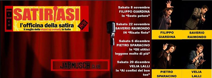 SATIRIASI // Il meglio della Stand Up Comedy in Italia