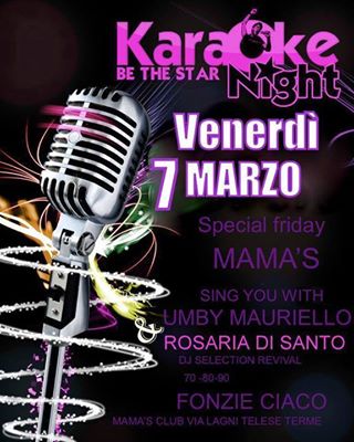 Karaoke Presso Mama's