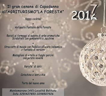 Capodanno all' Agriturismo La Foresta