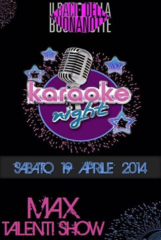 Karaoke Presso Il Bacio Della Buonanotte