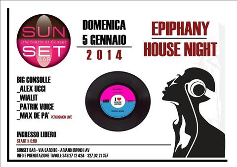 Epiphany House Night Presso Sunset