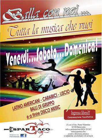BALLA CON NOI! FREE ENTRY! CONSUMAZIONE FACOLTATIVA! VENERDI'/SABATO/DOMENICA