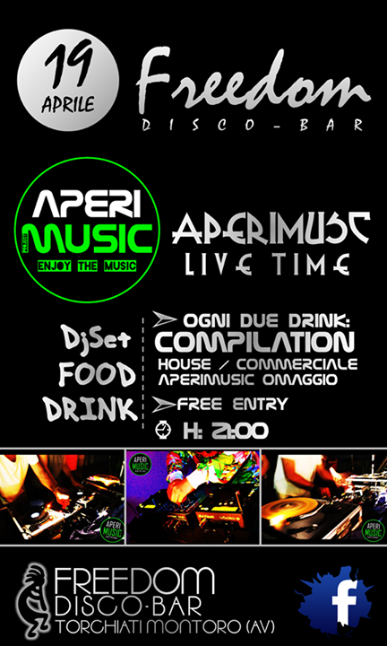♫ ❤ ★ Aperimusic Live Time ♫  ❤ ★ | Ogni Due Drink: Compilation Omaggio HOUSE/COMMERCIALE | Freedom Torchiati (AV)