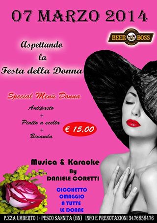 Aspettando La Festa Della Donna Presso Beer Boss