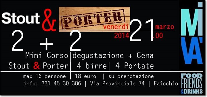 *** STOUT Vs PORTER*** @ M i V à