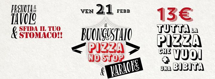 PIZZA NO-STOP al BUONGUSTAIO