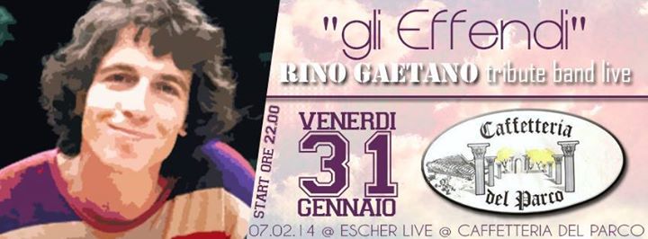 Rino Gaetano Tribute Band Presso Caffetteria Del Parco