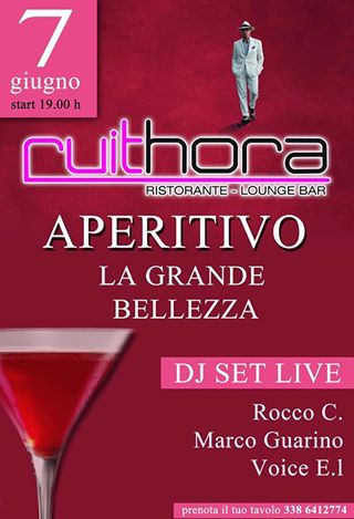 Aperitivo La Grande Bellezza Presso Ruit Hora