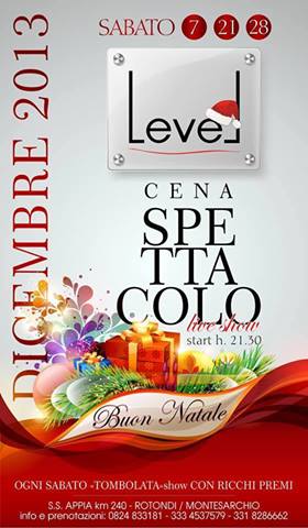 Cena Spettacolo Presso LeveL