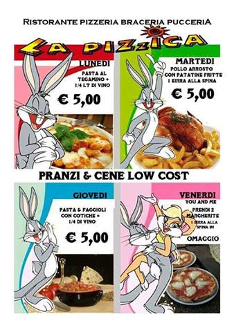 Pranzi & Cene Low Cost Presso La Pizzica